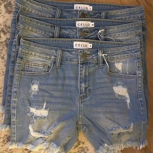 Cello denim shorts SML